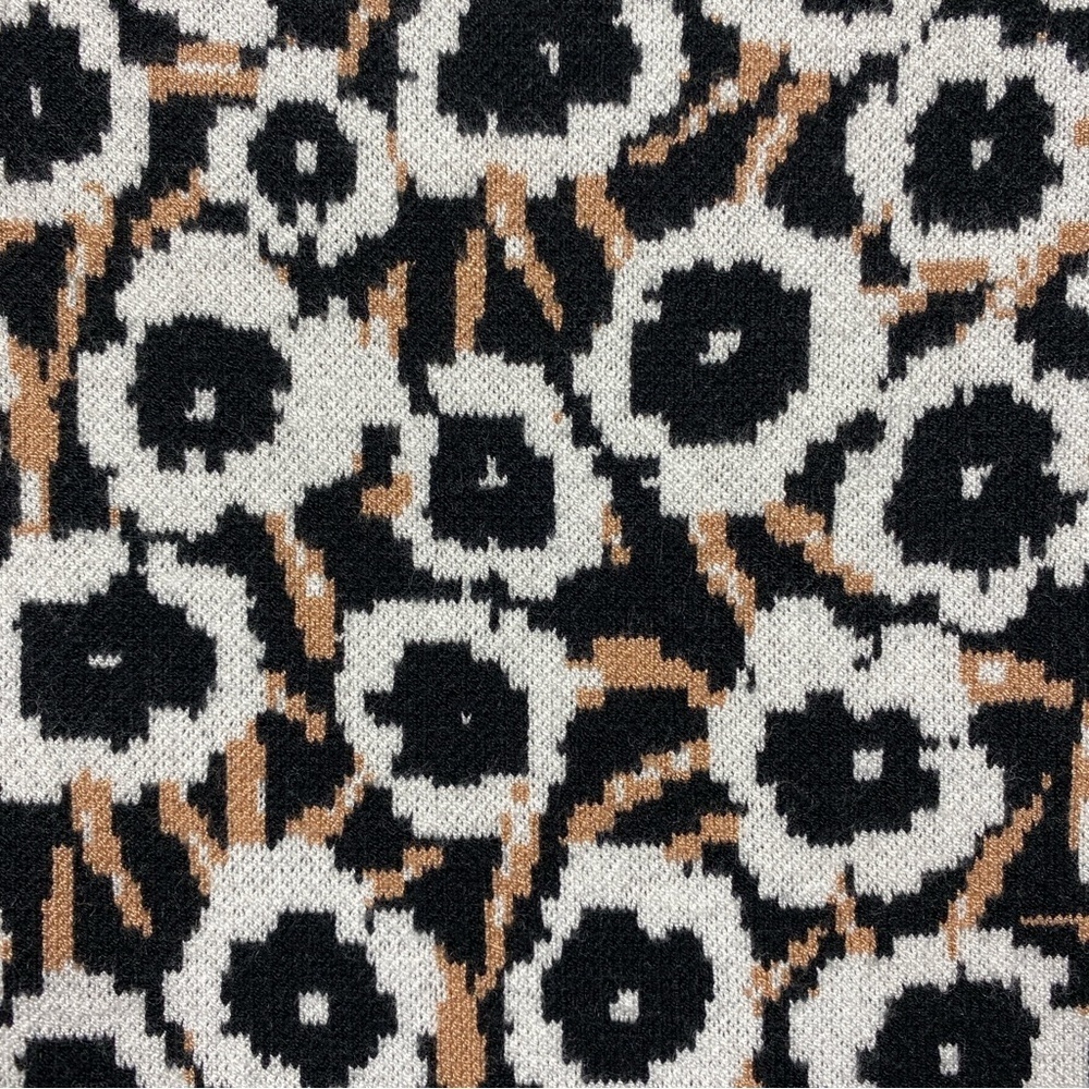 NEW Diane Von Furstenberg Target Poppy Print Halter Tie Knit Midi Dress Size M - Picture 4 of 8